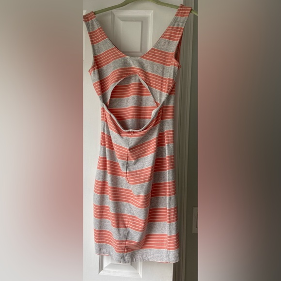 Dynamite Striped Back Cutout Bodycon Mini Dress - Picture 4 of 6